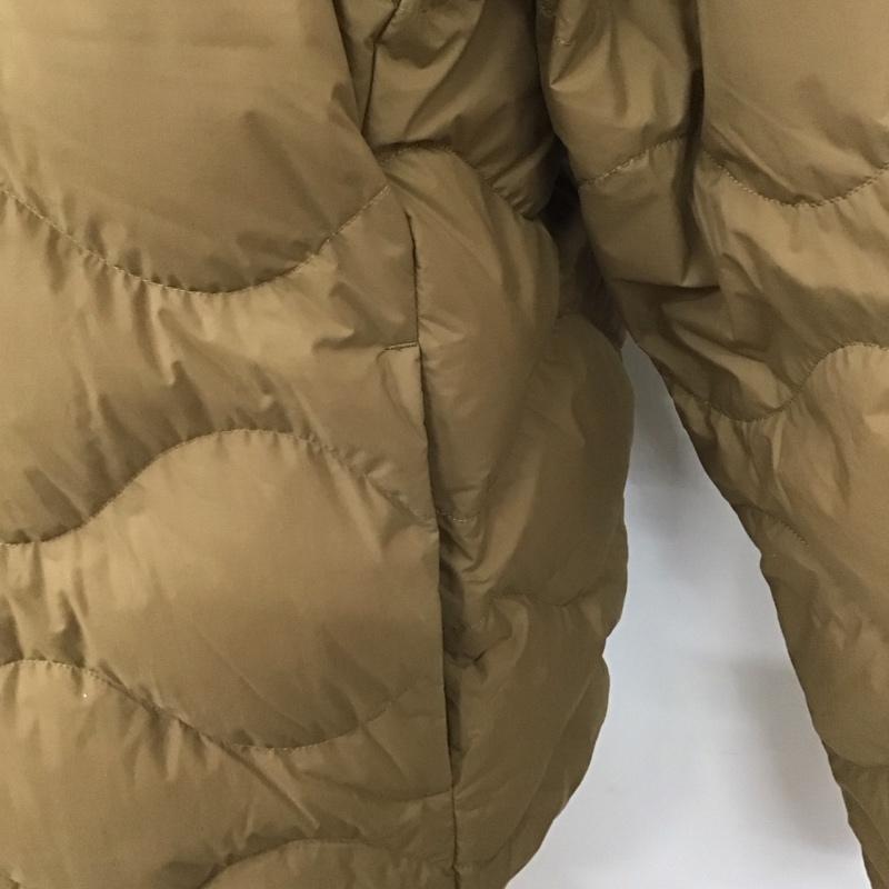 ユニクロ UNIQLO ジャケット、上着 ジャンパー、ブルゾン 311-443879 ダウンジャケット アウター 前ボタン LL 無地 ベージュ / ベージュ /  メンズ USED 古着 中古 10126308