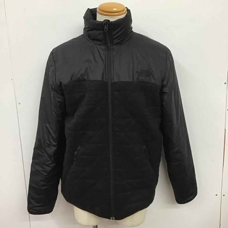 ザノースフェイス THE NORTH FACE ジャケット、上着 ジャンパー、ブルゾン ジップアップジャケット アウター スタンドカラー アウター M ロゴ、文字 黒 / ブラック /  メンズ USED 古着 中古 10126310