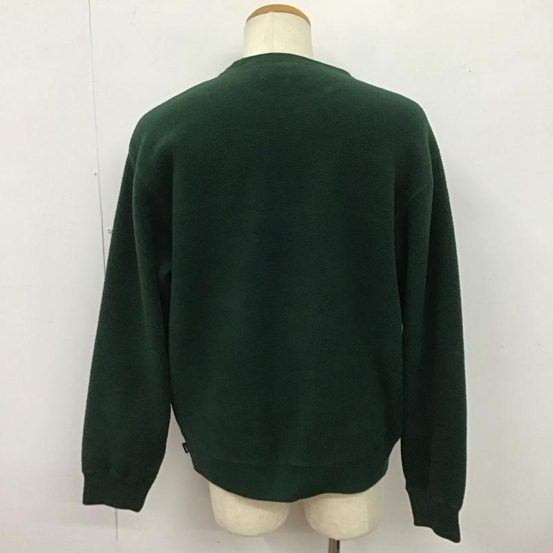シュプリーム Supreme トレーナー 長袖 19AW PolartecCrewne 長袖トレーナー スウェット M ロゴ、文字 緑 / グリーン /  メンズ USED 古着 中古 10126311