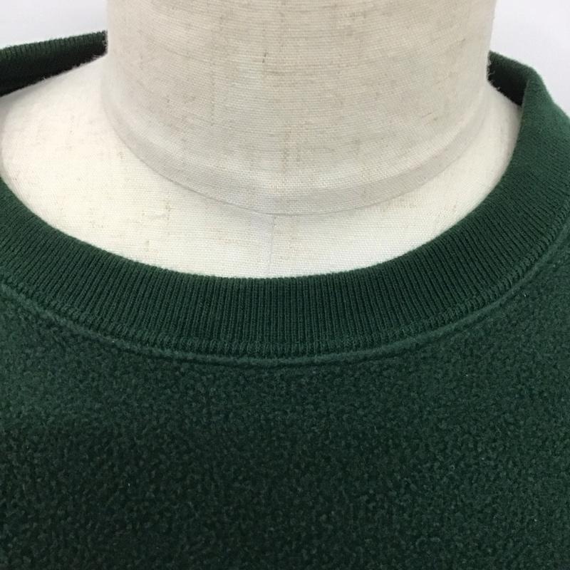 シュプリーム Supreme トレーナー 長袖 19AW PolartecCrewne 長袖トレーナー スウェット M ロゴ、文字 緑 / グリーン /  メンズ USED 古着 中古 10126311