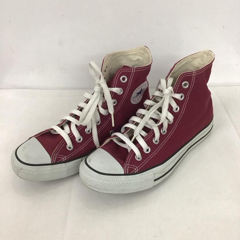 コンバース CONVERSE スニーカー スニーカー 1C032 ALL STAR HI 25.5cm 25.5cm ロゴ、文字 ボルドー / ボルドー /  メンズ USED 古着 中古 10126319