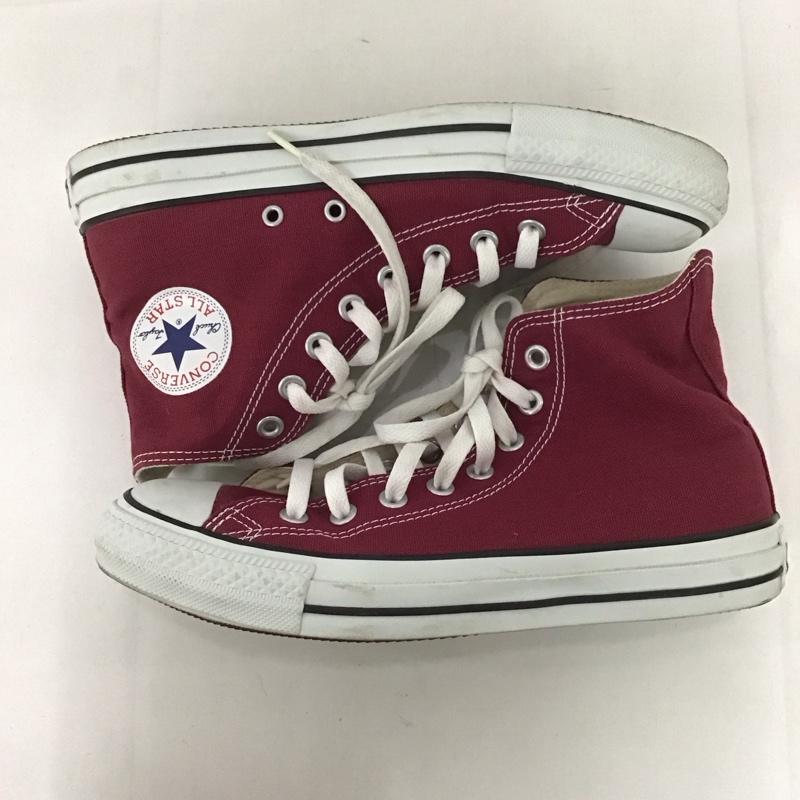 コンバース CONVERSE スニーカー スニーカー 1C032 ALL STAR HI 25.5cm 25.5cm ロゴ、文字 ボルドー / ボルドー /  メンズ USED 古着 中古 10126319