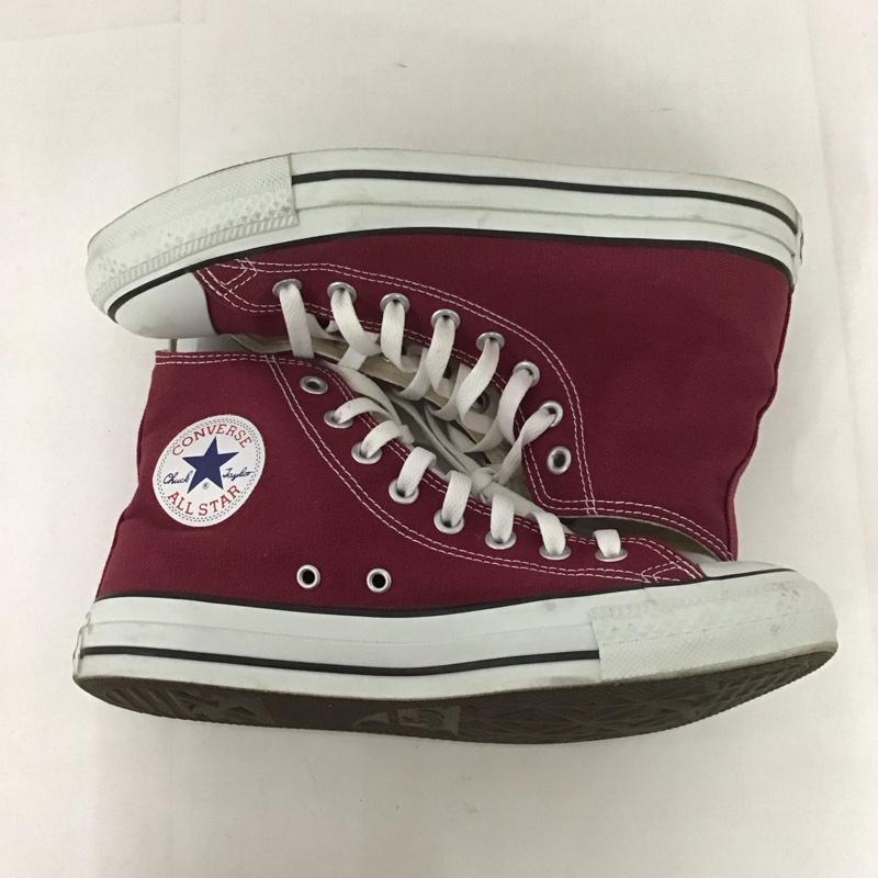 コンバース CONVERSE スニーカー スニーカー 1C032 ALL STAR HI 25.5cm 25.5cm ロゴ、文字 ボルドー / ボルドー /  メンズ USED 古着 中古 10126319