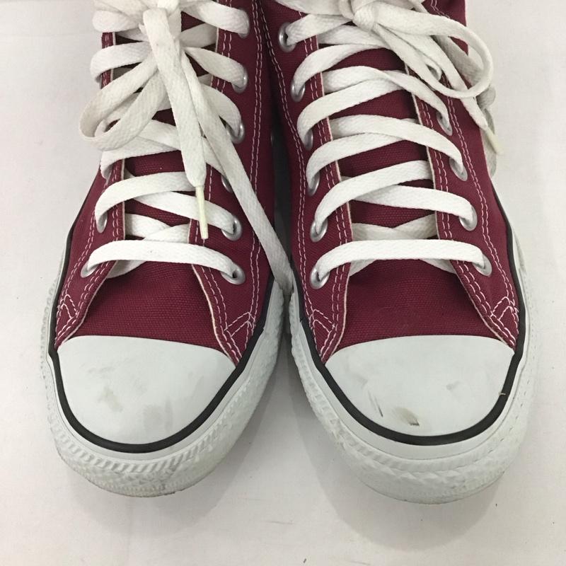 コンバース CONVERSE スニーカー スニーカー 1C032 ALL STAR HI 25.5cm 25.5cm ロゴ、文字 ボルドー / ボルドー /  メンズ USED 古着 中古 10126319