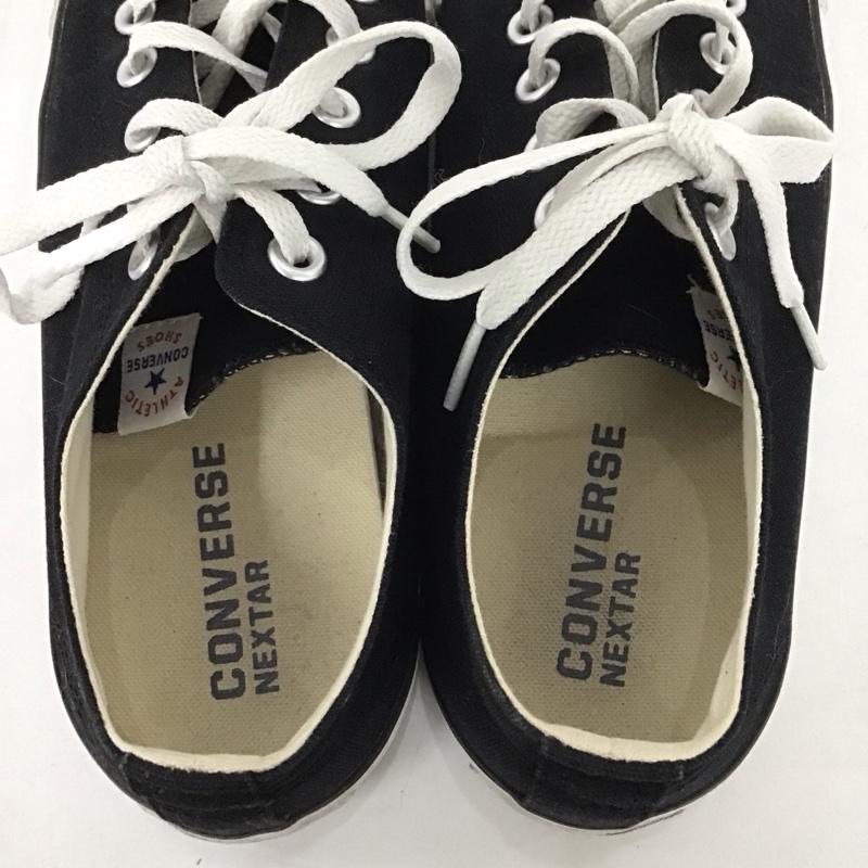 コンバース CONVERSE スニーカー スニーカー 32765141 NEXTAR110 OX 26cm ローカット 26.0cm ロゴ、文字 黒 / ブラック /  メンズ USED 古着 中古 10126321