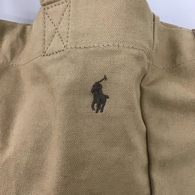 ポロラルフローレン POLO RALPH LAUREN トートバッグ トートバッグ キャンバス ショッパー トート 2WAY ショルダー ワンポイント ベージュ / ベージュ /  メンズ USED 古着 中古 10126324