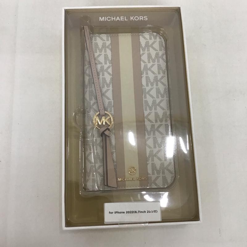 マイケルコース MICHAEL KORS ファッション小物 ファッション小物 MKSTTCVNLFLIP2261M iPhoneケース 手帳型 iPhone 14 Max ロゴ、文字 マルチカラー / マルチカラー /  レディース USED 古着 中古 10126328