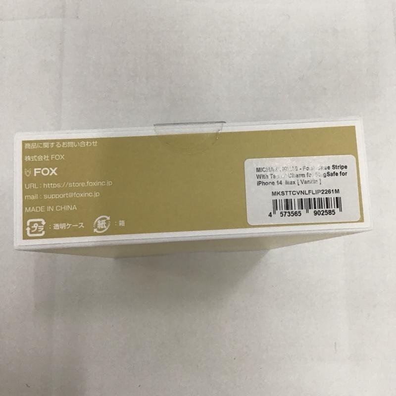 マイケルコース MICHAEL KORS ファッション小物 ファッション小物 MKSTTCVNLFLIP2261M iPhoneケース 手帳型 iPhone 14 Max ロゴ、文字 マルチカラー / マルチカラー /  レディース USED 古着 中古 10126328