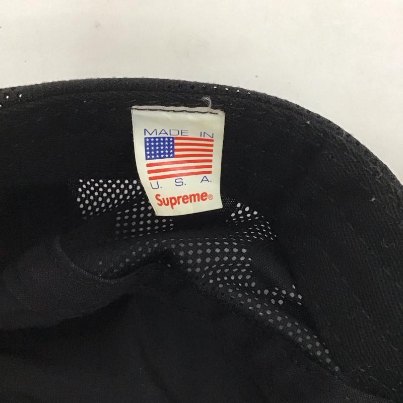 シュプリーム Supreme 帽子 キャップ 19AW 19FW Sup Mesh Camp cap サイドメッシュ ロゴ、文字 黒 / ブラック /  メンズ USED 古着 中古 10126338