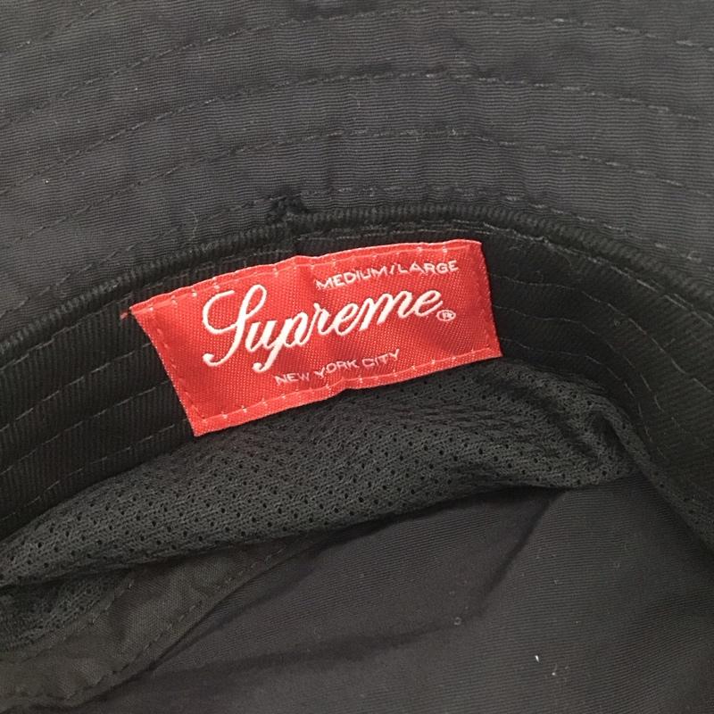シュプリーム Supreme 帽子 ハット 21SS Reflective Zip Crusher バケットハット ロゴ、文字 黒 / ブラック /  メンズ USED 古着 中古 10126340