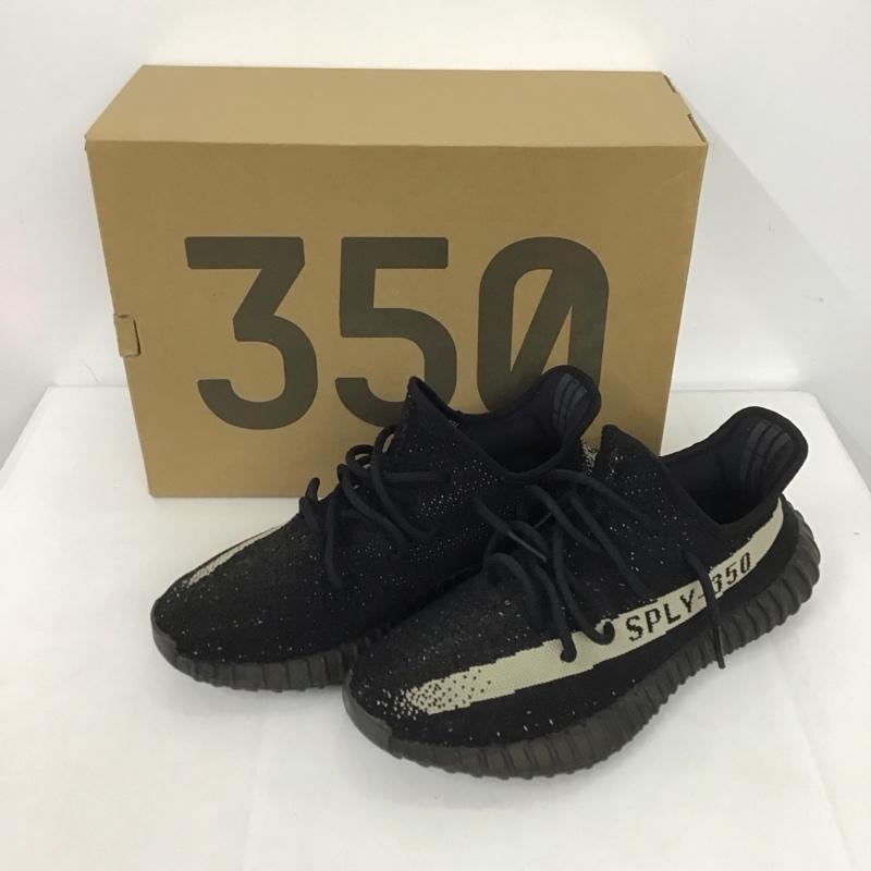 アディダス adidas スニーカー スニーカー BY1604 YEEZY BOOST 350 V2 カニエ ウエスト 27cm 箱有 27.0cm ロゴ、文字 黒 / ブラック /  メンズ USED 古着 中古 10126341
