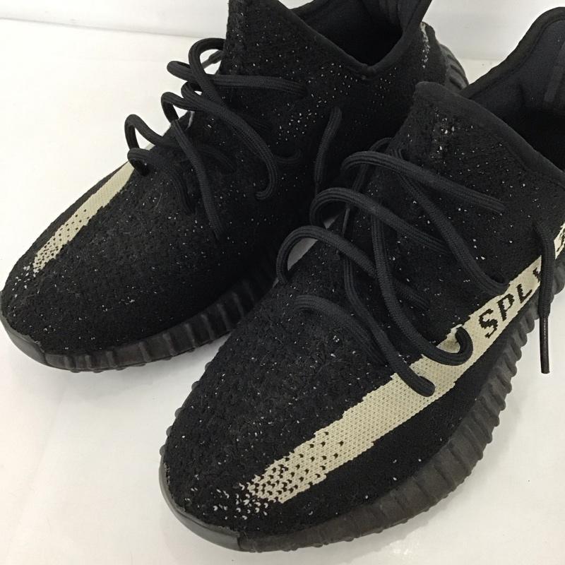 アディダス adidas スニーカー スニーカー BY1604 YEEZY BOOST 350 V2 カニエ ウエスト 27cm 箱有 27.0cm ロゴ、文字 黒 / ブラック /  メンズ USED 古着 中古 10126341