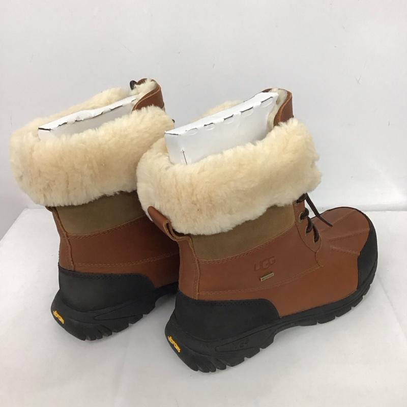 アグ UGG ブーツ ショートブーツ 5521 Butte レースアップ 26cm 箱有 26.0cm ロゴ、文字 茶 / ブラウン /  メンズ USED 古着 中古 10126343