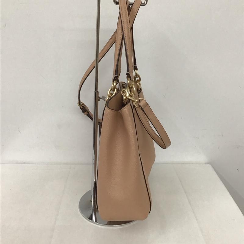 コーチ COACH ショルダーバッグ ショルダーバッグ F13683 2WAY ハンドバッグ ロゴ、文字 桃 / ピンク /  レディース USED 古着 中古 10126344