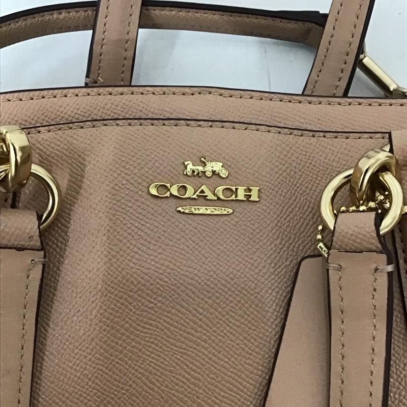 コーチ COACH ショルダーバッグ ショルダーバッグ F13683 2WAY ハンドバッグ ロゴ、文字 桃 / ピンク /  レディース USED 古着 中古 10126344