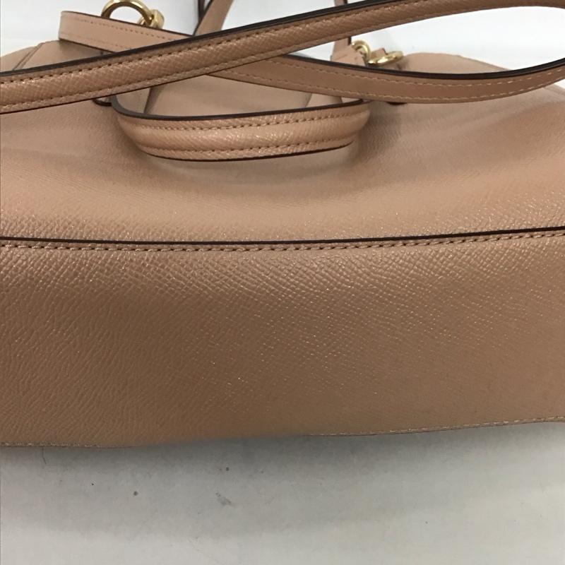 コーチ COACH ショルダーバッグ ショルダーバッグ F13683 2WAY ハンドバッグ ロゴ、文字 桃 / ピンク /  レディース USED 古着 中古 10126344