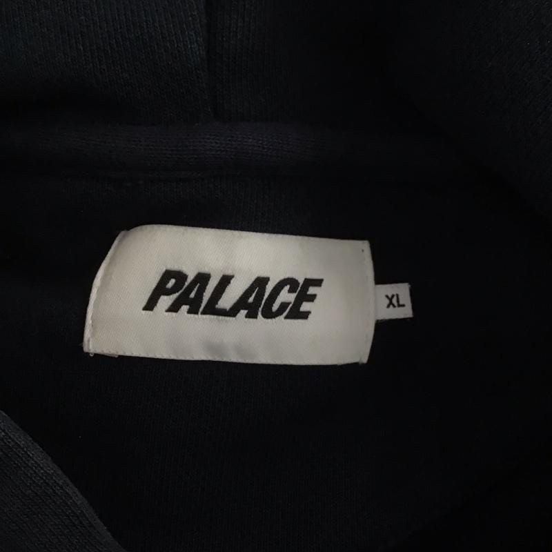 パレス PALACE パーカー 長袖 長袖パーカー プルオーバーパーカー スウェット XL ロゴ、文字 紺 / ネイビー /  メンズ USED 古着 中古 10126360