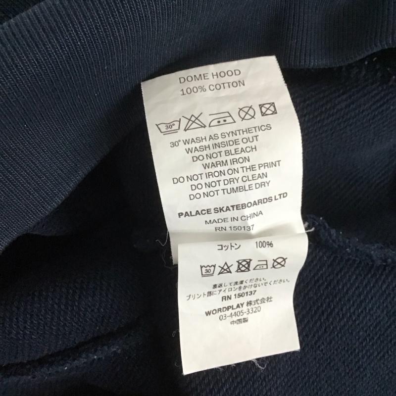 パレス PALACE パーカー 長袖 長袖パーカー プルオーバーパーカー スウェット XL ロゴ、文字 紺 / ネイビー /  メンズ USED 古着 中古 10126360