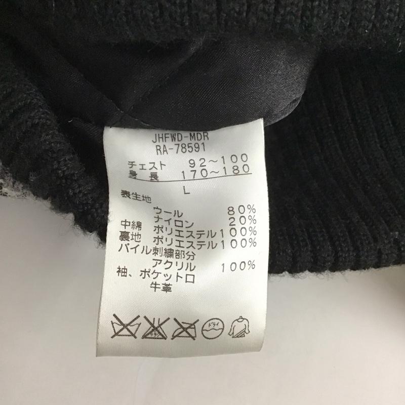 カンタベリー CANTERBURY ジャケット、上着 ジャケット、ブレザー スタジャン アウター 古着 前ボタン L ロゴ、文字 白 / ホワイト / X 黒 / ブラック /  メンズ USED 古着 中古 10126366