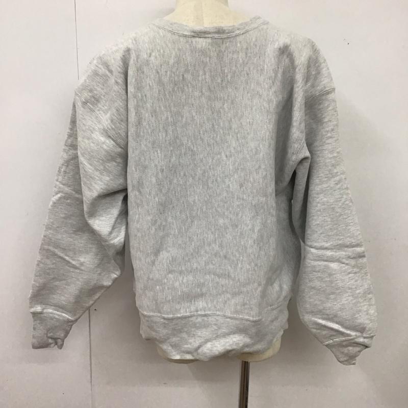 チャンピオン Champion トレーナー 長袖 長袖トレーナー スウェット クルーネック プルオーバー 00s reverseweave XL ロゴ、文字 灰 / グレー /  メンズ USED 古着 中古 10126368