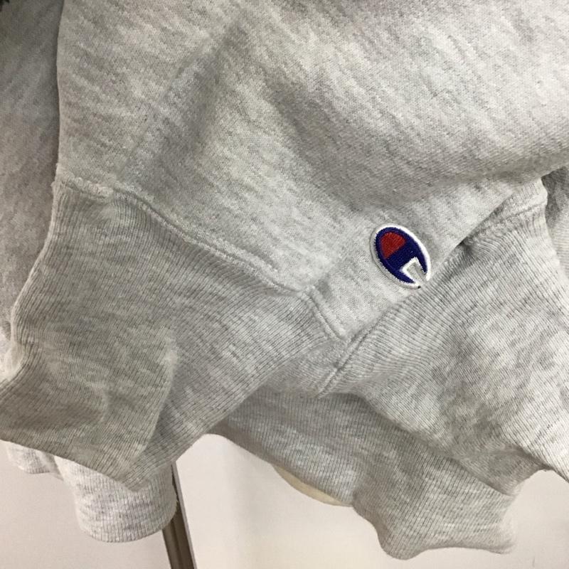 チャンピオン Champion トレーナー 長袖 長袖トレーナー スウェット クルーネック プルオーバー 00s reverseweave XL ロゴ、文字 灰 / グレー /  メンズ USED 古着 中古 10126368