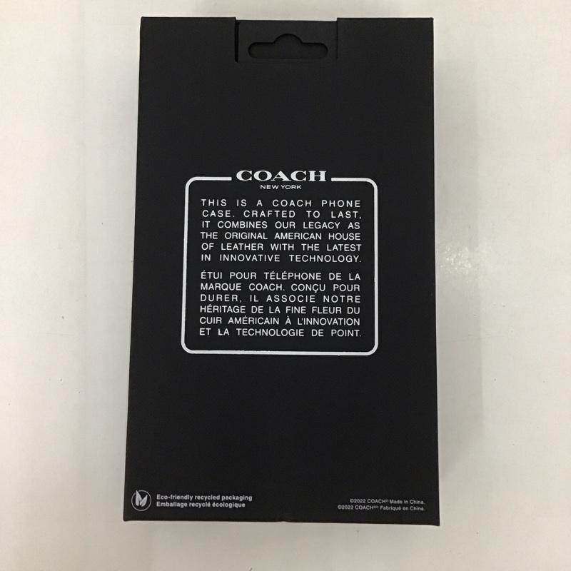 コーチ COACH ファッション小物 ファッション小物 CIPH-119-SCTAN Folio Case iPhoneケース 手帳型 iPhone 14 Pro ロゴ、文字 茶 / ブラウン /  レディース USED 古着 中古 10126377