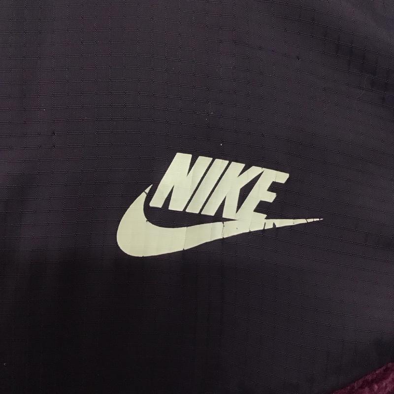 ナイキ NIKE パーカー 長袖 ジップアップパーカー 長袖パーカー カジュアルジャケット スポーツウェア リバーシブル M ロゴ、文字 紫 / パープル /  メンズ USED 古着 中古 10126380