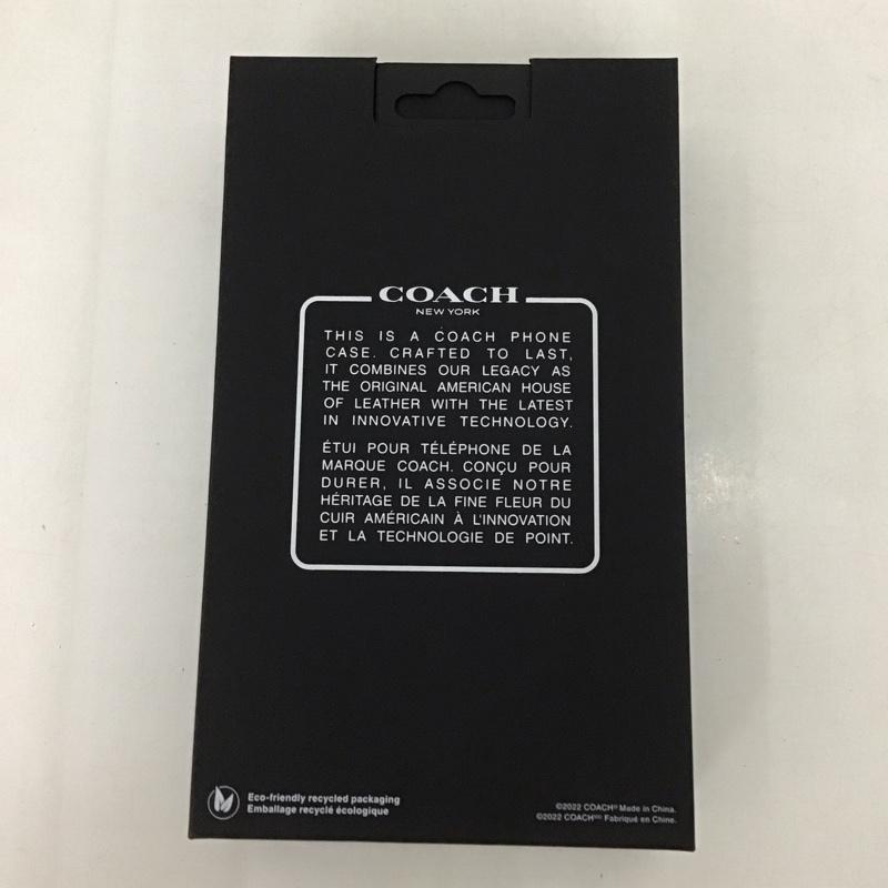 コーチ COACH ファッション小物 ファッション小物 CIPH-122-SCTAN 手帳型 iPhoneケース iPhone 14 Plus Folio Case ロゴ、文字 茶 / ブラウン /  レディース USED 古着 中古 10126396