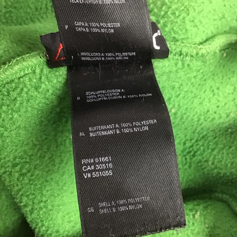 ザノースフェイス THE NORTH FACE ジャケット、上着 ジャンパー、ブルゾン ジップアップジャケット フリースジャケット アウター S ロゴ、文字 灰 / グレー / X 緑 / グリーン /  レディース USED 古着 中古 10126400