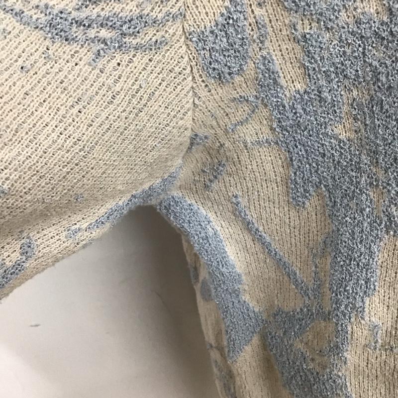 ジーナシス JEANASIS カーディガン 長袖 長袖カーディガン 前ボタン ニットカーディガン FREE 総柄 マルチカラー / マルチカラー /  レディース USED 古着 中古 10126414