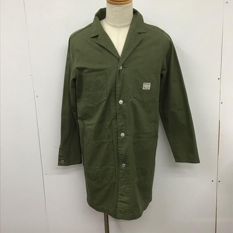 ドゥニーム Denime ジャケット、上着 ジャケット、ブレザー ミリタリージャケット ロングジャケット アウター M ロゴ、文字 カーキ / カーキ /  メンズ USED 古着 中古 10126433