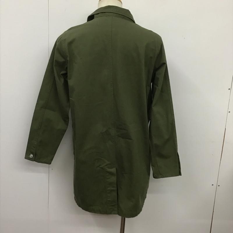 ドゥニーム Denime ジャケット、上着 ジャケット、ブレザー ミリタリージャケット ロングジャケット アウター M ロゴ、文字 カーキ / カーキ /  メンズ USED 古着 中古 10126433