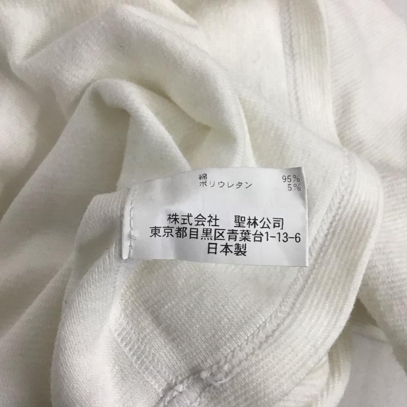 ハリウッドランチマーケット H.R MARKET Tシャツ 半袖 半袖カットソー 無地Tシャツ Vネックカットソー 3 無地 白 / ホワイト /  メンズ USED 古着 中古 10126434