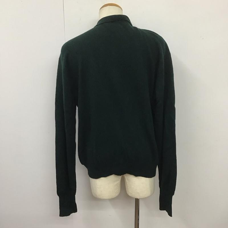 ポロバイラルフローレン Polo by RALPH LAUREN ニット、セーター 長袖 長袖ニットカットソー カラーネック セーター XL ロゴ、文字 緑 / グリーン /  メンズ USED 古着 中古 10126436