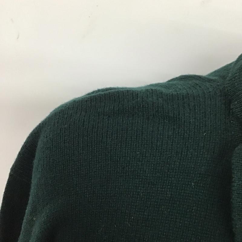 ポロバイラルフローレン Polo by RALPH LAUREN ニット、セーター 長袖 長袖ニットカットソー カラーネック セーター XL ロゴ、文字 緑 / グリーン /  メンズ USED 古着 中古 10126436
