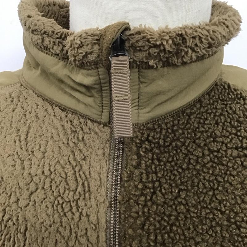 ユニクロ UNIQLO ジャケット、上着 ジャケット、ブレザー 341-421998 リースコンビネーションジャケット フリースジャケット アウター L 無地 カーキ / カーキ /  メンズ USED 古着 中古 10126437