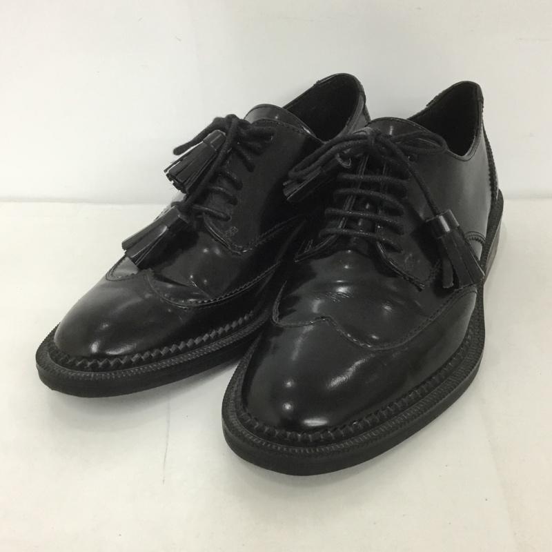 ザラ ZARA カジュアルシューズ カジュアルシューズ 5305 001 40 ウィングチップ タッセル EU36 無地 黒 / ブラック /  レディース USED 古着 中古 10126443
