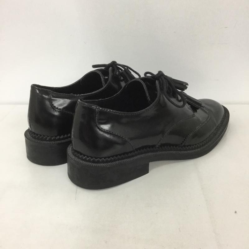 ザラ ZARA カジュアルシューズ カジュアルシューズ 5305 001 40 ウィングチップ タッセル EU36 無地 黒 / ブラック /  レディース USED 古着 中古 10126443