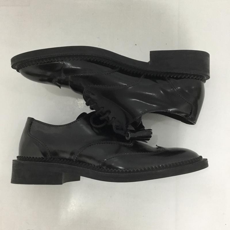 ザラ ZARA カジュアルシューズ カジュアルシューズ 5305 001 40 ウィングチップ タッセル EU36 無地 黒 / ブラック /  レディース USED 古着 中古 10126443