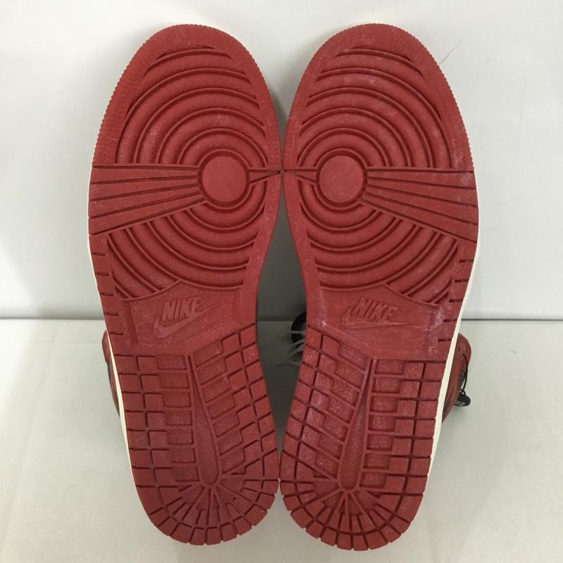 ナイキ NIKE スニーカー スニーカー DZ5485 612 AIR JORDAN 1 RETRO HIGH OG 27cm 箱有 27.0cm ロゴ、文字 白 / ホワイト / X 黒 / ブラック / X 赤 / レッド /  メンズ USED 古着 中古 10126444