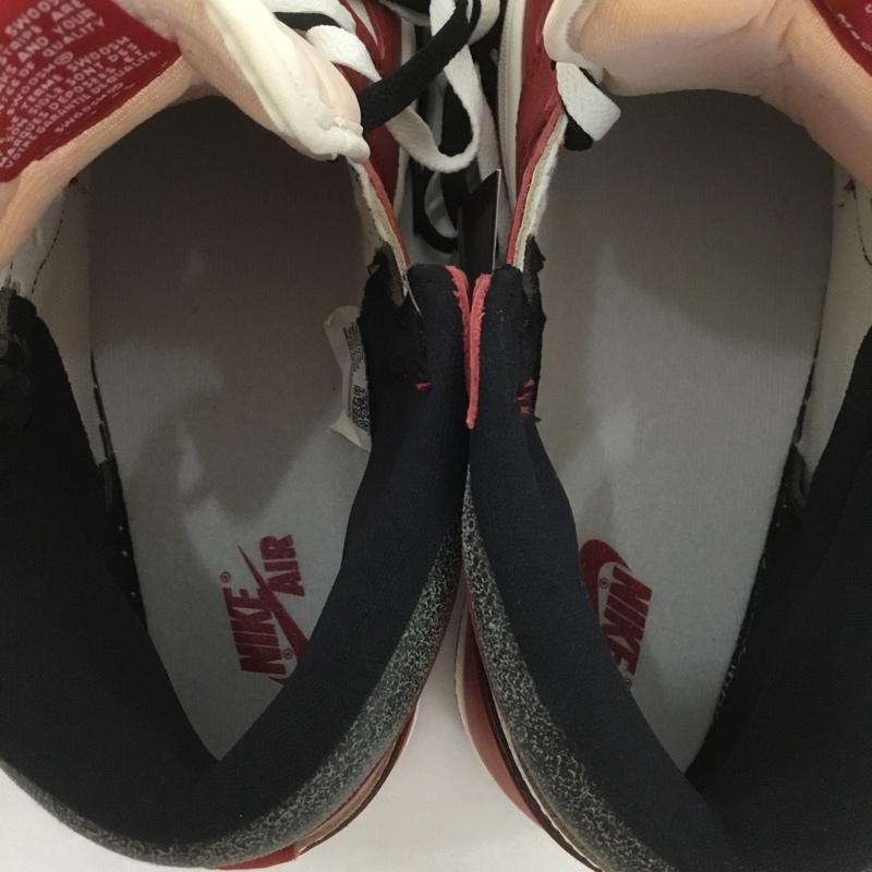 ナイキ NIKE スニーカー スニーカー DZ5485 612 AIR JORDAN 1 RETRO HIGH OG 27cm 箱有 27.0cm ロゴ、文字 白 / ホワイト / X 黒 / ブラック / X 赤 / レッド /  メンズ USED 古着 中古 10126444