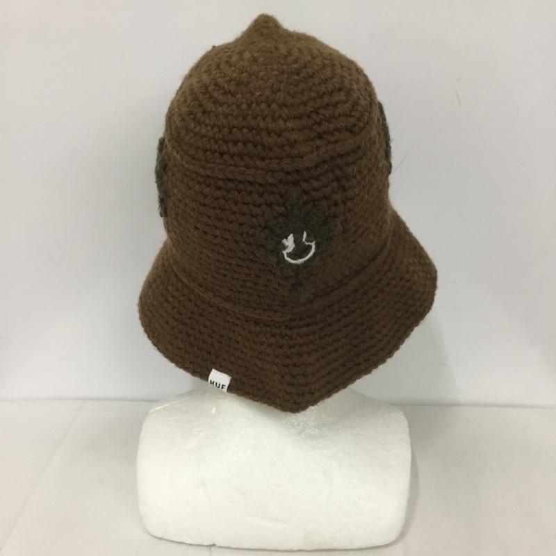 ハフ HUF 帽子 ハット WHT0004 NATURE BUDDY KNIT BUCKET バケットハット  茶 / ブラウン /  メンズ USED 古着 中古 10126446