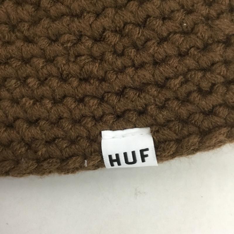 ハフ HUF 帽子 ハット WHT0004 NATURE BUDDY KNIT BUCKET バケットハット  茶 / ブラウン /  メンズ USED 古着 中古 10126446
