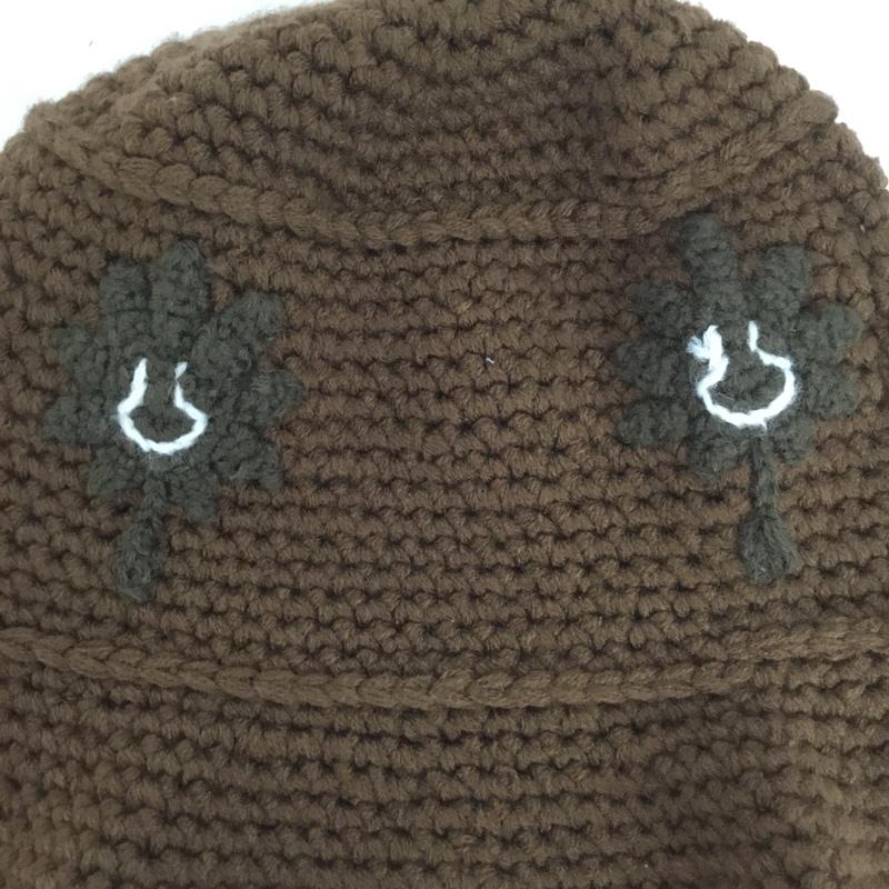 ハフ HUF 帽子 ハット WHT0004 NATURE BUDDY KNIT BUCKET バケットハット  茶 / ブラウン /  メンズ USED 古着 中古 10126446