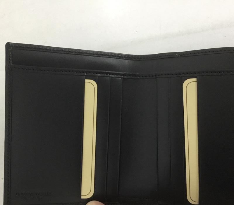 ハンティングワールド Hunting World 財布 二つ折り 三つ折り ワンポイント 黒 / ブラック /  メンズ USED 古着 中古 10126449