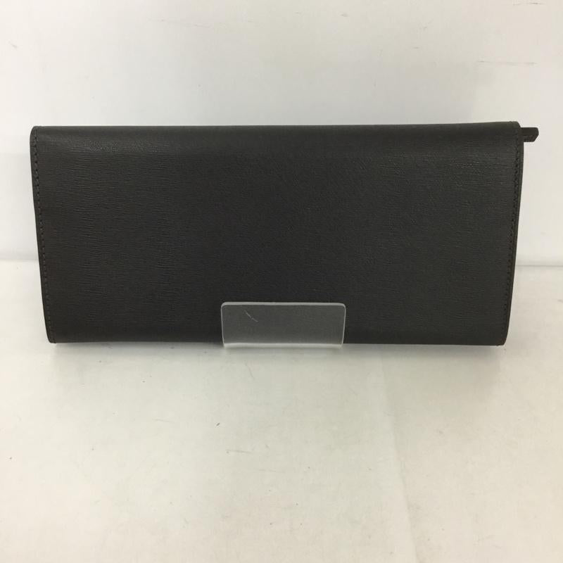ダンヒル DUNHILL 財布 長財布 SIDECAR FP1010E 箱有 ワンポイント ダークブラウン / ダークブラウン /  メンズ USED 古着 中古 10126451