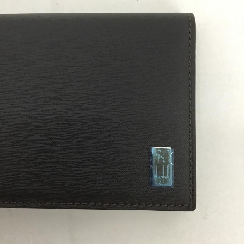 ダンヒル DUNHILL 財布 長財布 SIDECAR FP1010E 箱有 ワンポイント ダークブラウン / ダークブラウン /  メンズ USED 古着 中古 10126451
