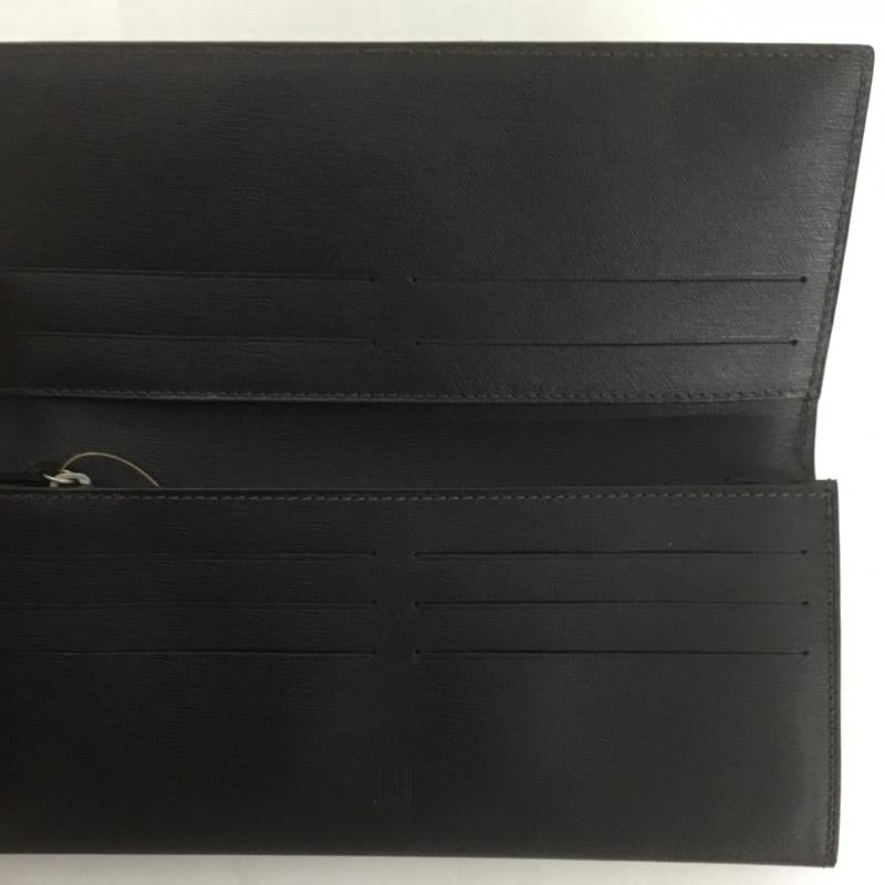 ダンヒル DUNHILL 財布 長財布 SIDECAR FP1010E 箱有 ワンポイント ダークブラウン / ダークブラウン /  メンズ USED 古着 中古 10126451