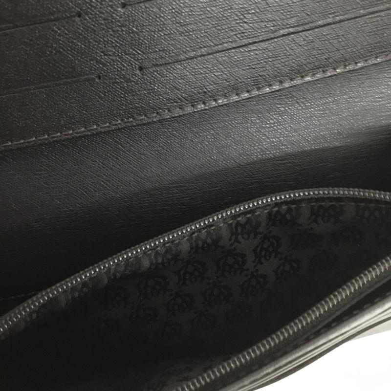 ダンヒル DUNHILL 財布 長財布 SIDECAR FP1010E 箱有 ワンポイント ダークブラウン / ダークブラウン /  メンズ USED 古着 中古 10126451