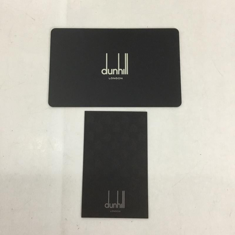 ダンヒル DUNHILL 財布 長財布 BOURDON 箱有 ワンポイント 灰 / グレー /  メンズ USED 古着 中古 10126452
